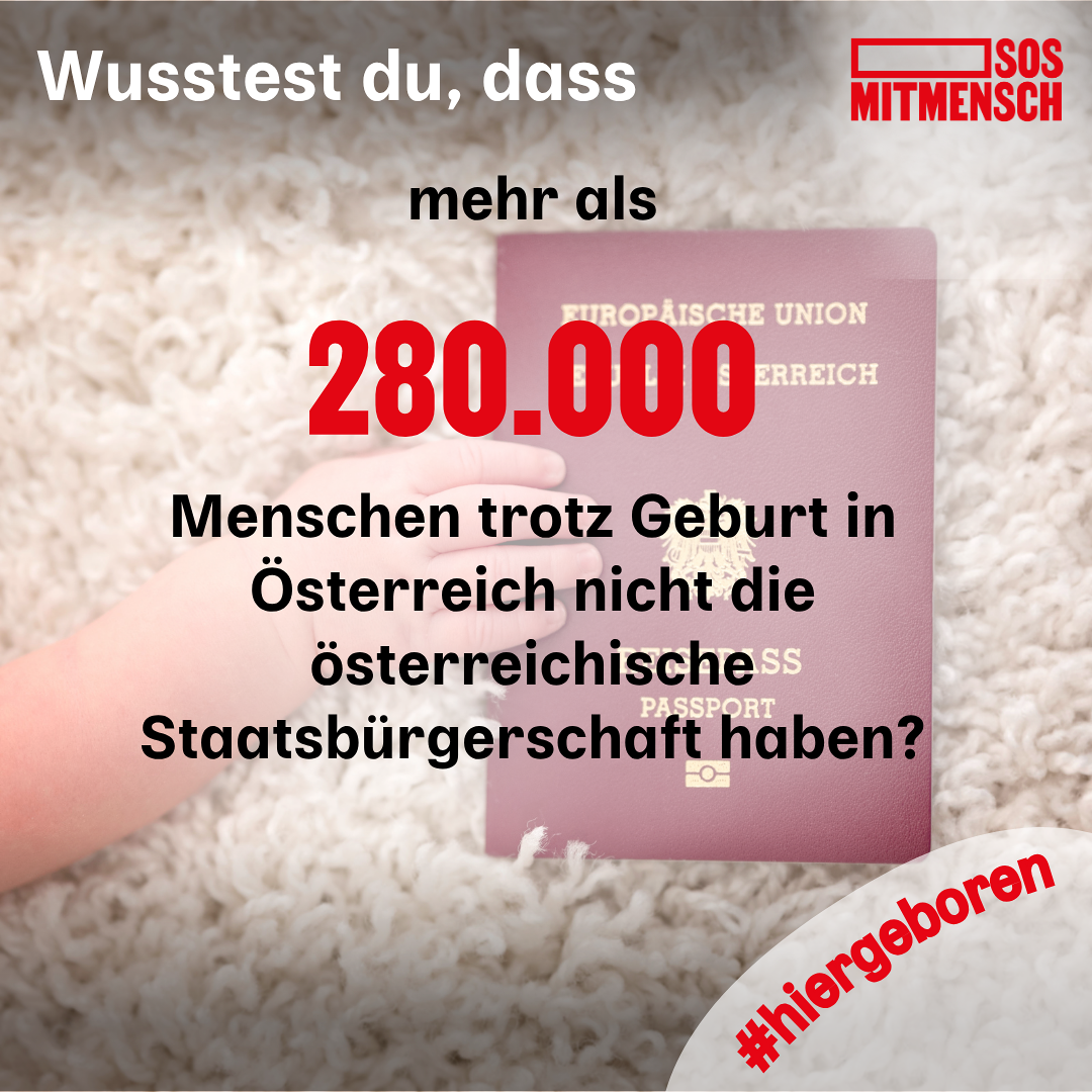 Fakten zu Einbürgerung in Österreich / SOS Mitmensch