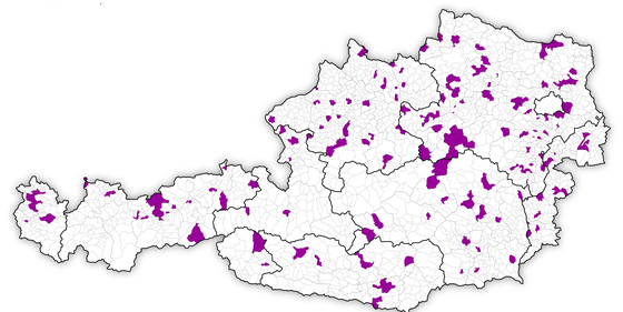 Datenstand 2017. Quelle: Österreichischer Gemeindebund, Land Niederösterreich Kartendaten: Flooh Perlot (CC BY 4.0) im Original von Geoland Kärnten (CC BY 3.0) Verwendung: Kartenbild & Texte CC-BY 3.0 AT / Namensnennung: genderatlas.at